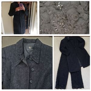 Long Lace Jacket & Matching Pants